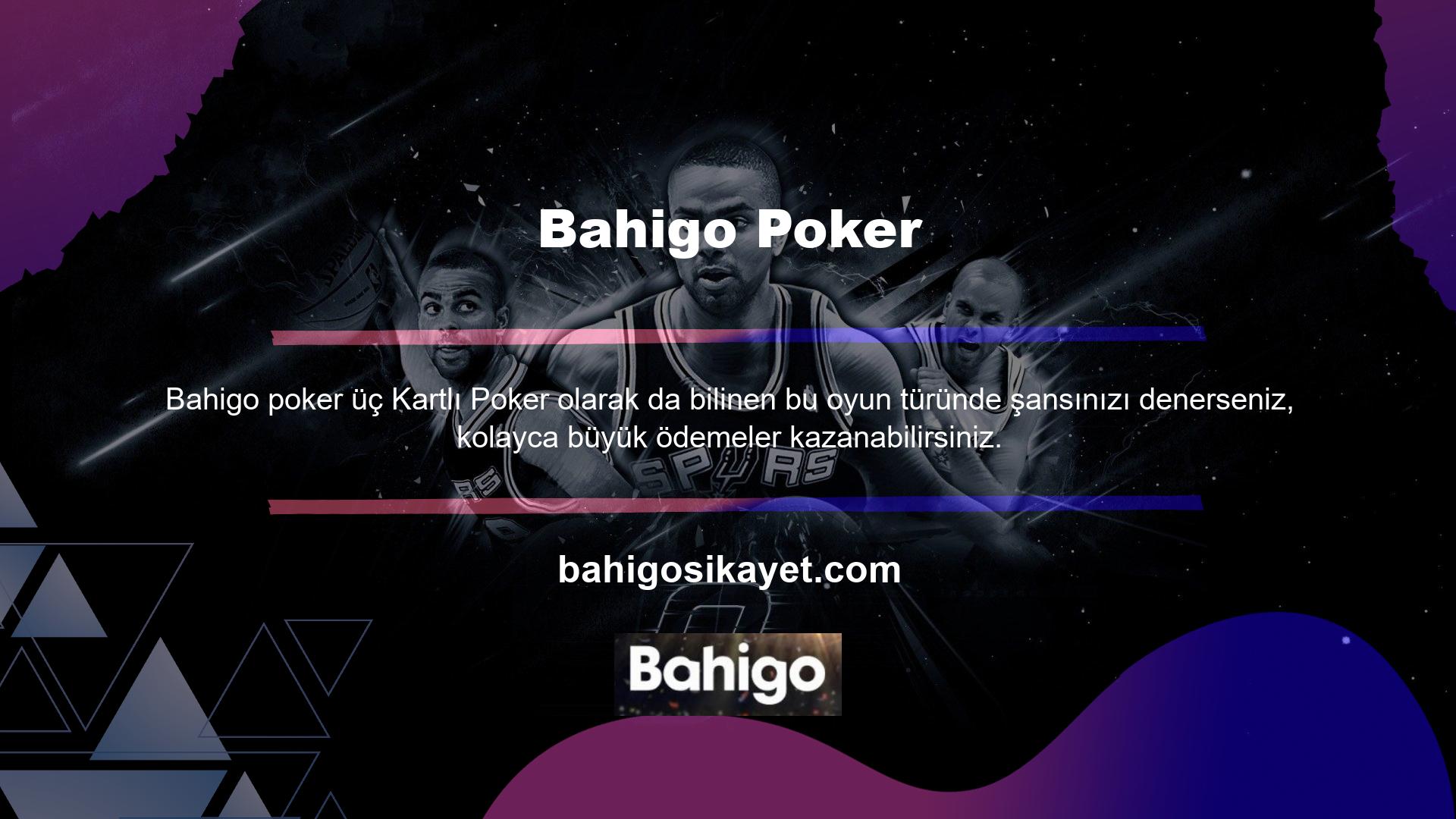 Bahigo Texas Hold'em, Bahigo Texas Hold'em Canlı Casino hizmetinin X-Pro Oyun programı tarafından sunulan oyunlardan biridir