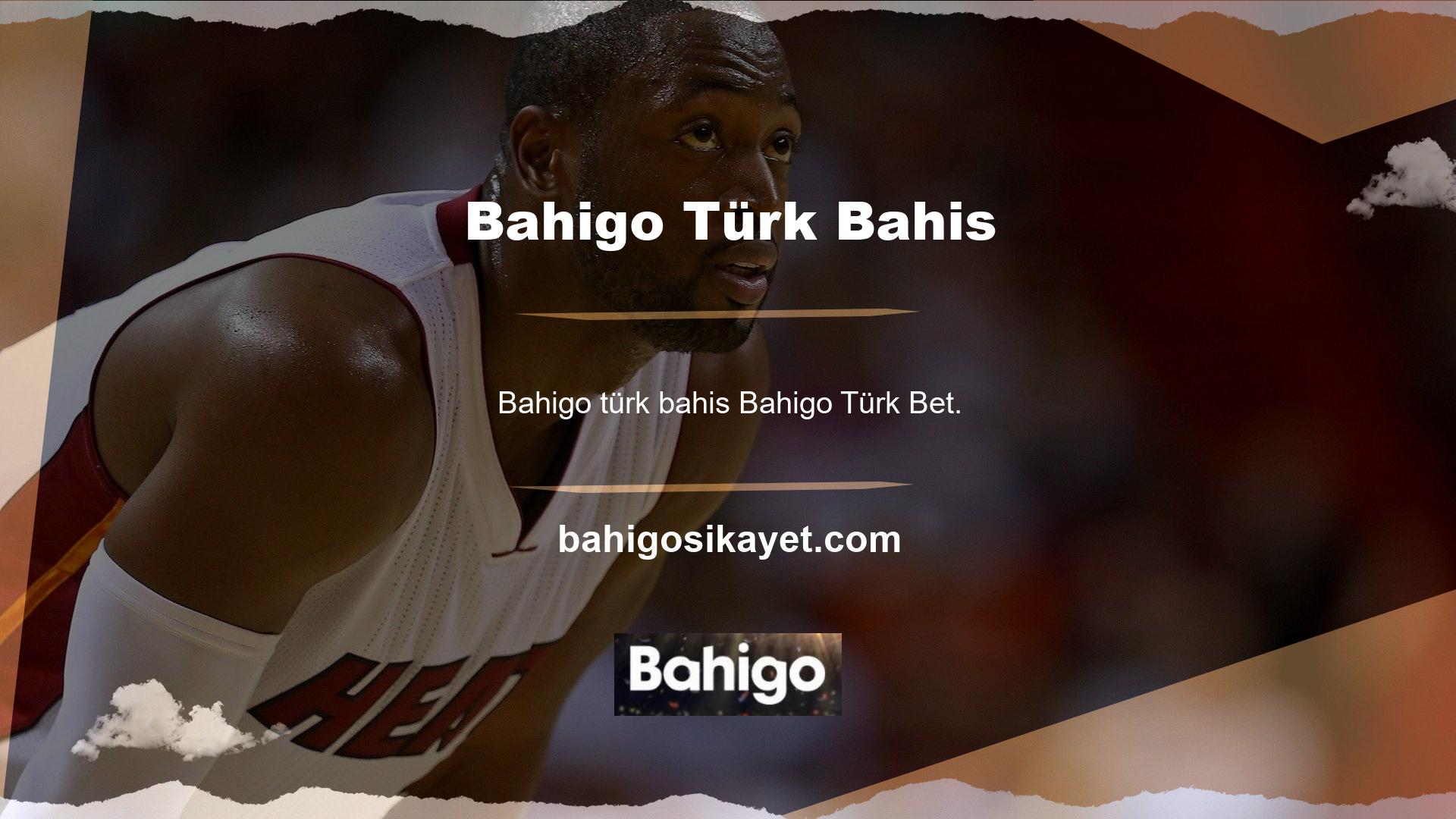 Bahigo Türkçeleri kabul eden yeni bir Türk bahis sitesidir